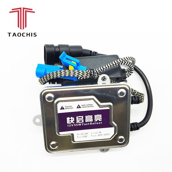 

taochis auto xenon hid slim ballast 55w fast start replacement ignition block headlight xenon light car styling fast bright