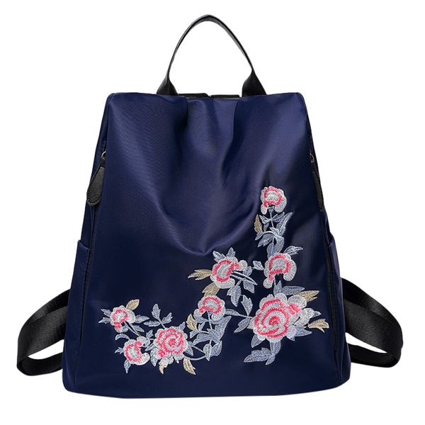 

maison fabre fashion ladies oxford multifuction bagpack teenager waterproof anti theft embroidered large capacity shoulder bags