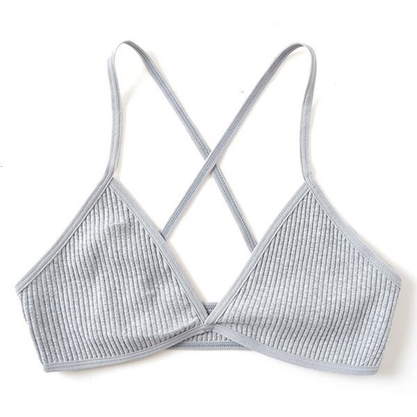 

women underwears seamless bra cotton ladies bra rib seamless brassiere criss back lingerie wire ultra thin unlined intimates, Red;black