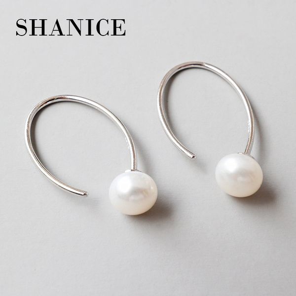 

shanice fashion pearl earrings natural freshwater pearl jewelry earring 925 sterling silver jewelry for women hoop gift