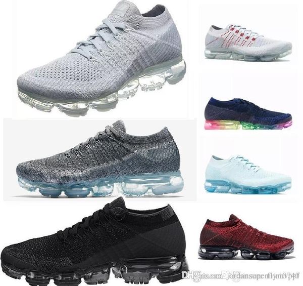 Compre Nike Vapormax 2019 Nuevo Hombre Mujer 2 0 2 Platino Negro