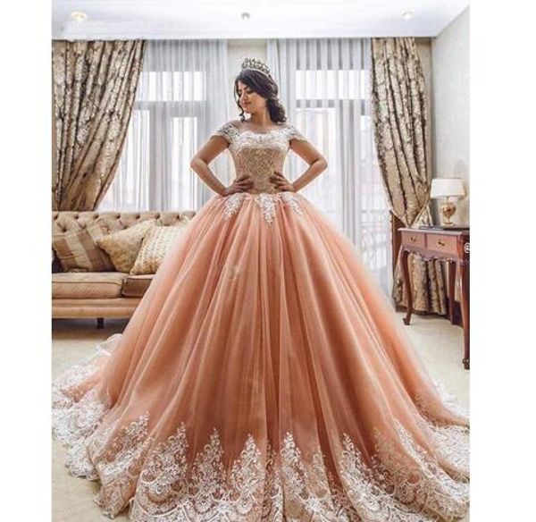 

Gergeous Pink Lace Quinceanera Dresses 2019 Swertheart Puffy Evening Dress Ball Gown Evening Gowns vestidos de quinceañera Sweet 16 Dress