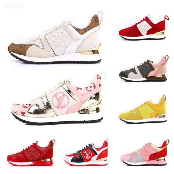 

luxury sports shoes man woman casual shoes genuine leather casual race runner shoes outdoors trainers with box size 35-46, Black