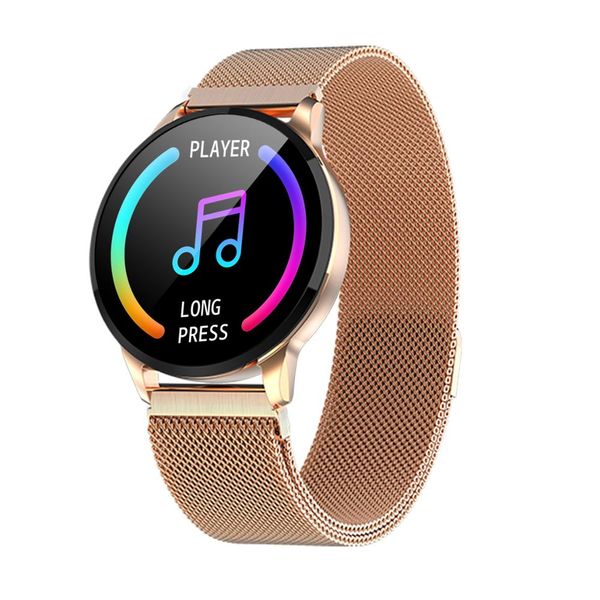 

karuno y16 smart horloge vrouwen digitale horloges vrouwelijke periode herinnering heartrate waterdichte horloges colories stap, Slivery;brown