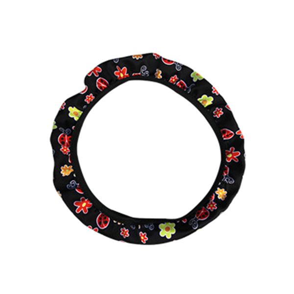 

fashion printed pattern steering wheel covers universal car decoration vehicle ornament nr-shipping