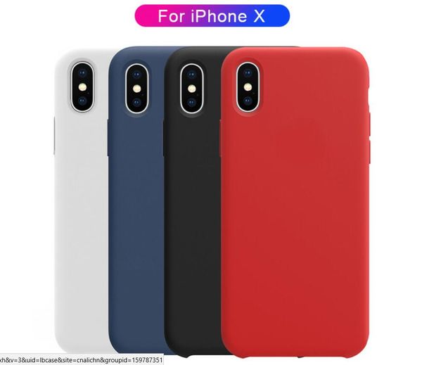 

Оригинальные силиконовые чехлы для iPhone 6 7 8 Plus жидкий силиконовый чехол для iPhone X XR