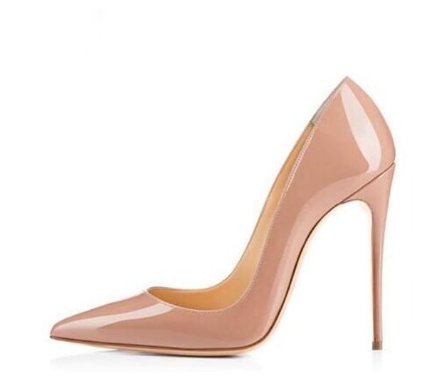 

бренд женская обувь на высоких каблуках насосы  см классический тонкий каблук острым носом модные вечерние туфли сексуальные красные сваде, Black