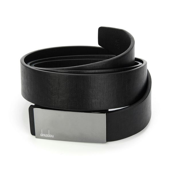

mens belt fashion business automatic buckle leather genuine formal waist strap belts new buckle belt high quality, Black;brown