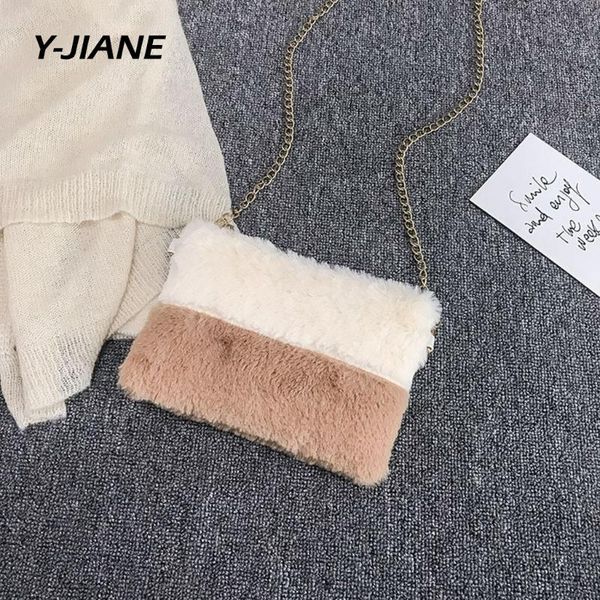 

женщина цепь лоскутная сумка милый флок маленькая квадратная сумка роскошь 2020 новый дизайнер плечо женский повседневный мешок dos#g3