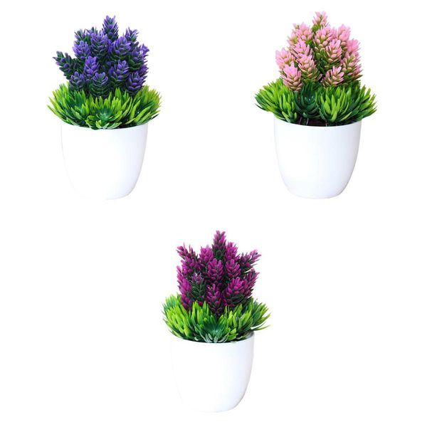 

3pcs simulation reaslistic mini potted plants for kitchen ornament gifts
