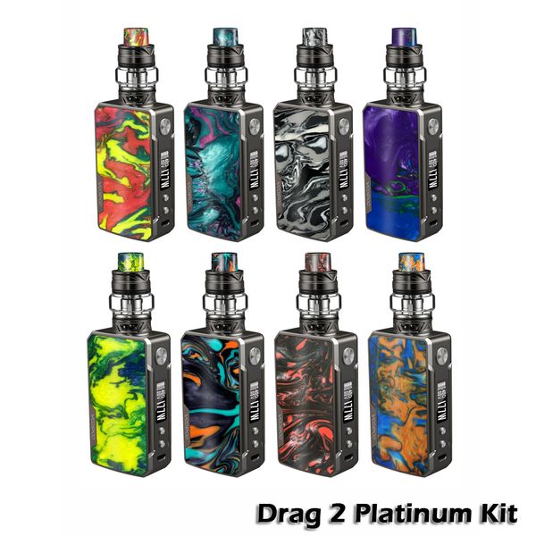 

VOOPOO перетащите 2 платиновое издание TC комплект 177W перетащите 2 платина коробка мод с 5мл Uforce танк Т2 У2 Н3 катушки 100% подлинный