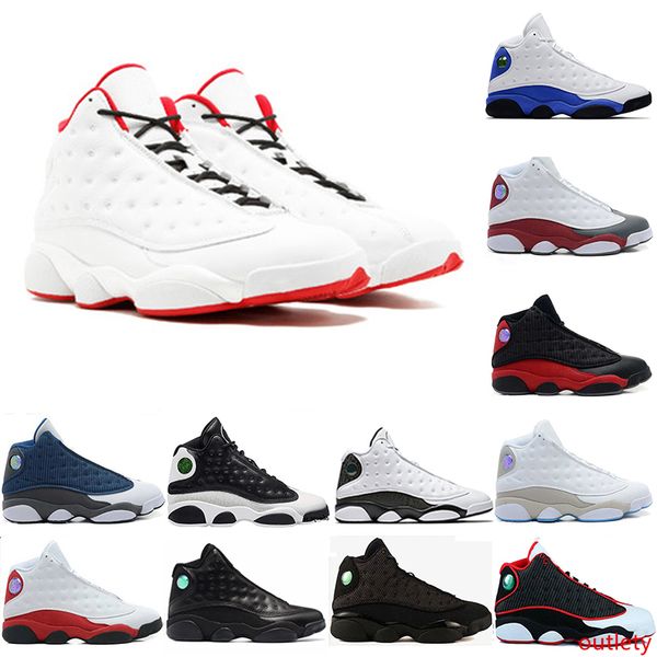 

new 13 13s black cat phantom hyper royal olive wheat gs bordeaux dmp chicago men basketball shoes 13s sports sneaker shoes ing