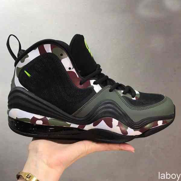 

2020 penny 5 hardaway one mens basketball shoes green camouflage sports blue mens foams outdoor sports sneakers trainers des chaussures