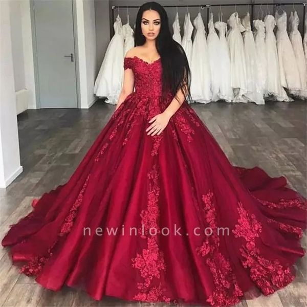 

luxury off the shoulder lace quinceanera dresses satin lace beaded layered ruffles ball gowns sweep train prom party princess dresses, Blue;red