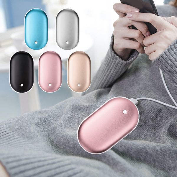 

5200mah 5v cute usb rechargeable led electric hand warmer heater travel handy long-life mini pocket warmer home warming product