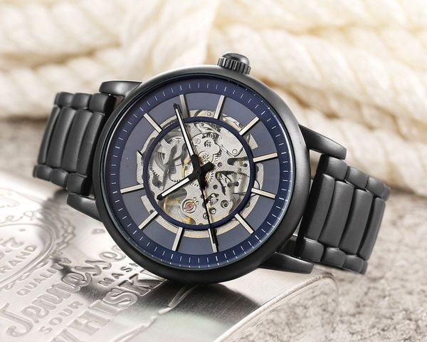 

watch gold watches stainless steel luminous wristwatch sapphire orologio di lusso waterproof watch, Slivery;brown