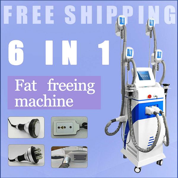 

multifunction ce diode lipolaser equipment cryolipolysis slimming rf vacuum slimming machine fat ing handle with 2 different size