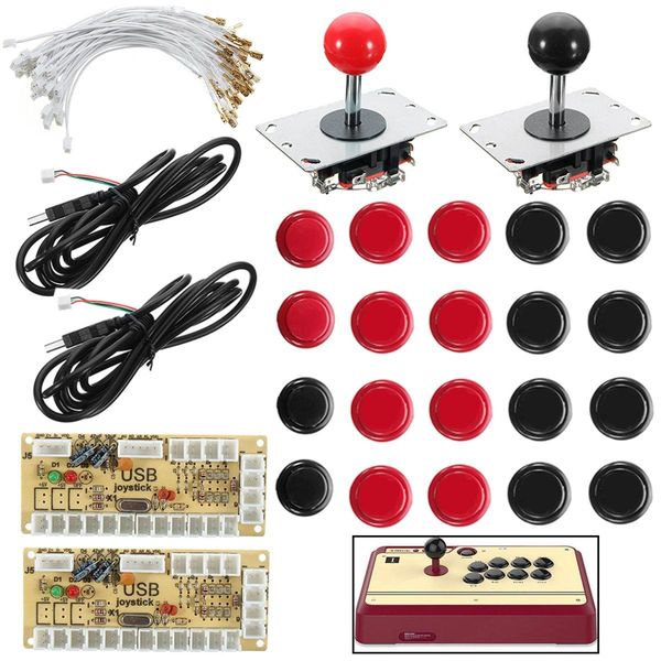 Empurre o joystick Botão Zero Delay Arcade Game DIY Kit Para MAME