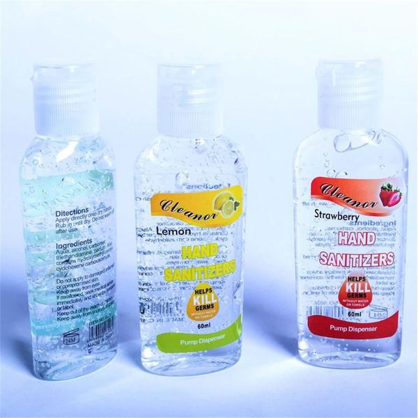 

60 мл одноразового дезинфицирующего средства для рук защитное оборудование бытовой очиститель ручная стирка бесплатно быстрый гель дезинфект, Black;white