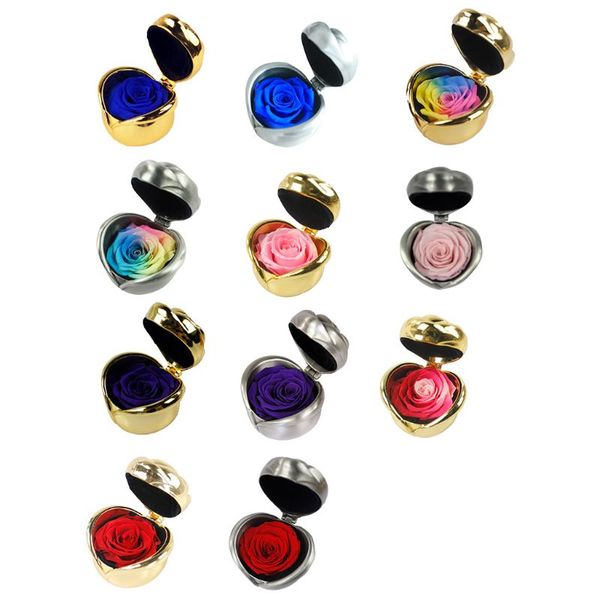 

день святого валентина ручной сохранилось роза present высококлассные бессмертный цветы день рождения юбилей, Pink;blue