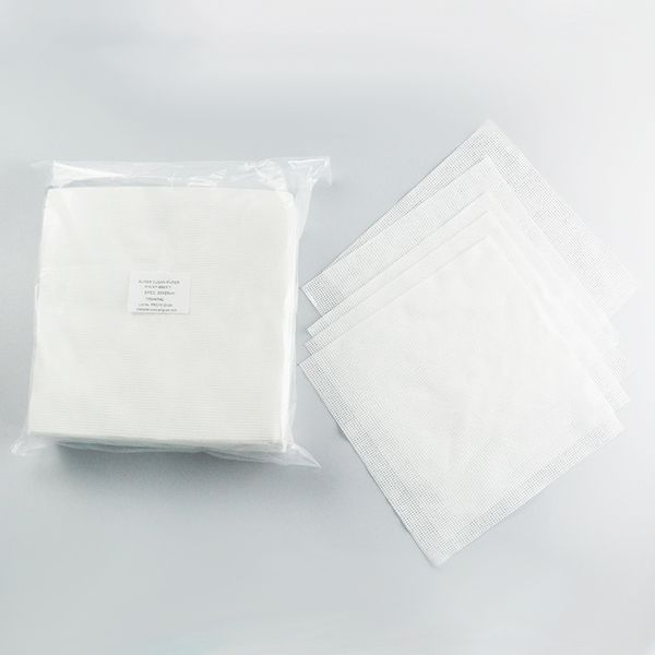 2019 Bag 25 25mm Viscose Fiber Stong Effect Cleaning Wipe Clean Room Supplies Cellulose Polyester Spunlace Nonwoven Cleanroom Wiper From