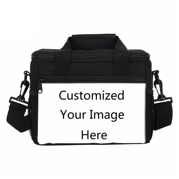 

2019 new design own cooler bags customized women thermal insulated tote handbag men portable thermo picnic lunch bags