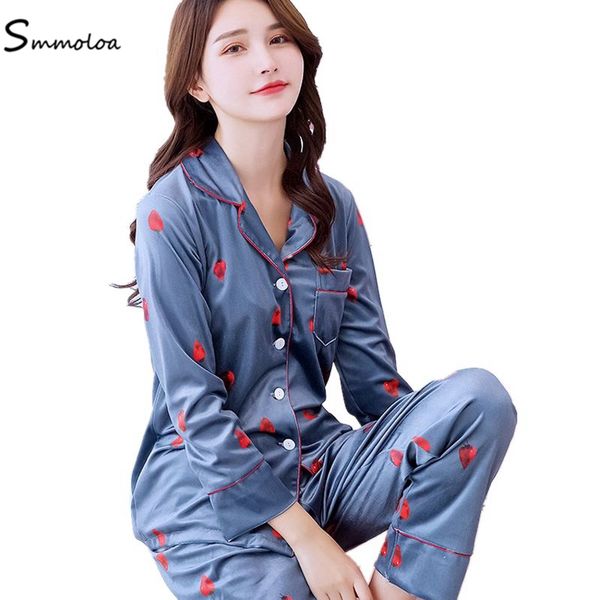 

smmoloa 2018 autumn and winter female korean gold velvet pajamas two-piece women fashion sleepwear, Blue;gray