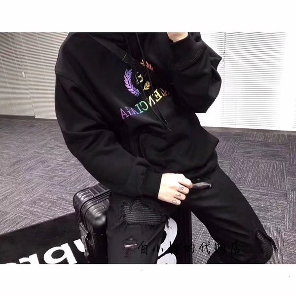 

звезды в этом же пункте платформы hoodie мода мужчины женщины толстовки толстовки люкс пары высокое качество печати с длинным рукавом, White;black