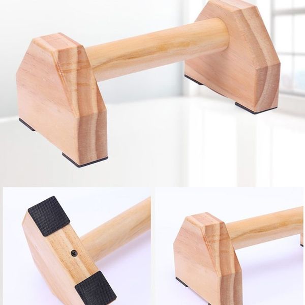 

pine wood set of 2pcs | beautiful, smooth, non-slip yoga & gymnastic training to new push-ups stands