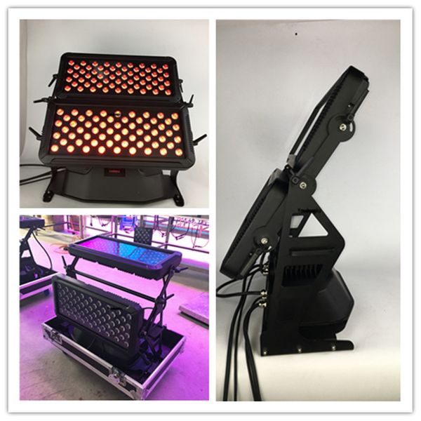 

2 pieces with fly case 120pcs x10w 4 in1 rgbw wallwasher dmx ip65 led city color light ip65 outdoor led lights wall washer