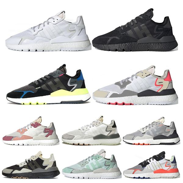 

2020 classic nite jogger men women running shoes triple black white green red mens trainers sports sneakers size 36-45