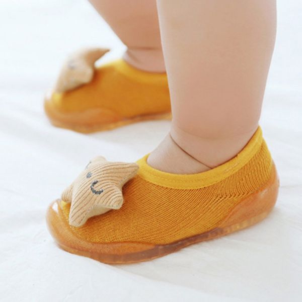 

new newborn first walkers baby sock shoes kid soft rubber shoes for girl boys infant anti-slip