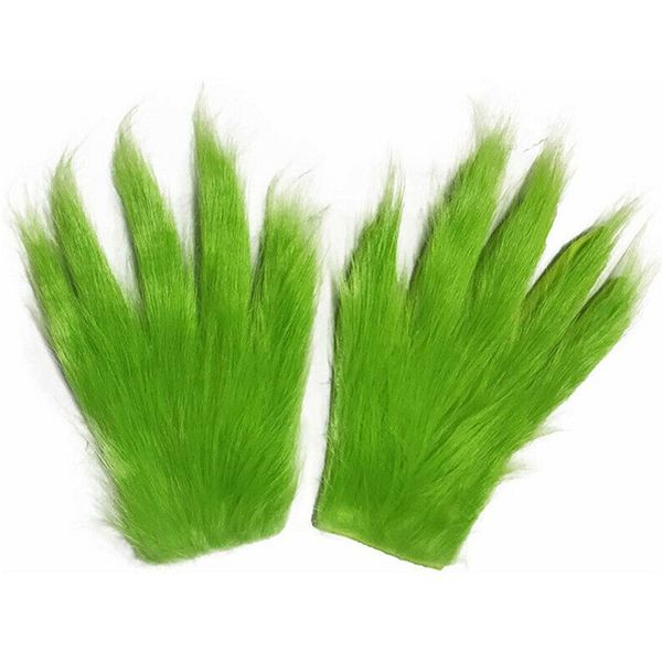 

1 pair geek stealing gift accessories funny green monster child soft christmas cosplay gloves props festival party unisex