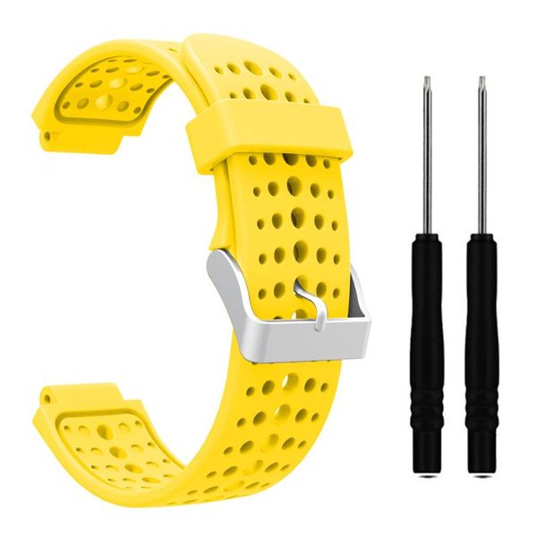 

silicone watch band strap soft bracelet for garmin forerunner 220 230 235 620 63 sport outdoor accessory