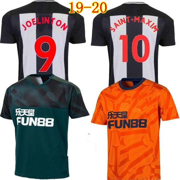 

new united soccer jersey 19 20 home away perez ritchie rondon uniform saint-maximin carroll shelvey joelinton muto 3rd football shirt, Black;yellow