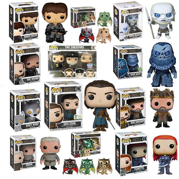 

funko pop new game of thrones the creators arya stark renly ygritte robb stark figure toys collection model toy gift j190719