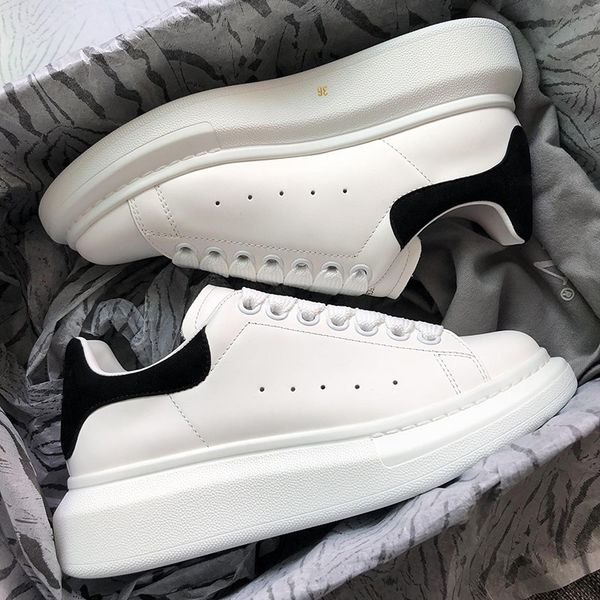 

De igner hoe for men women triple black white rainbow ro e gold leather platform ca ual port neaker 36 44 whole ale drop hip