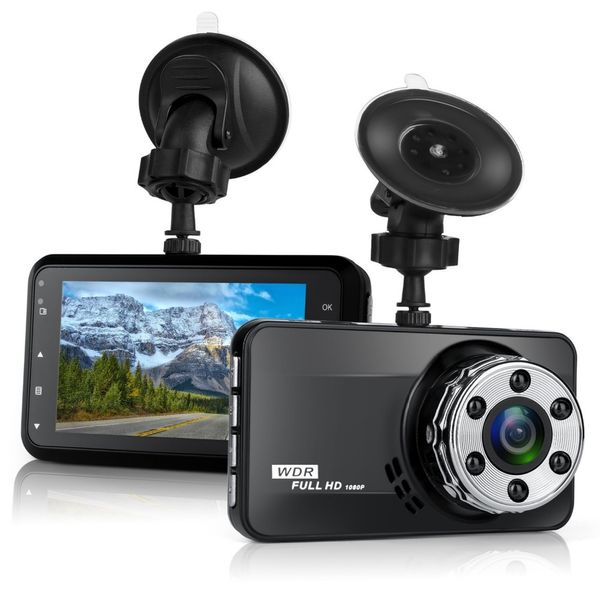 

t638 car dvr camera g-sensor camcorder 1080p hd video display multilayer filter analytical lens cycle recording tachograph 5