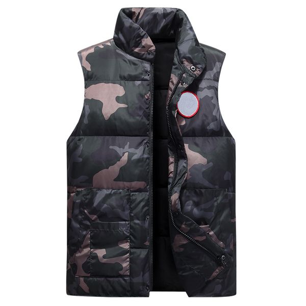 

марка классического жилет высокого качества роскошные теплый пуховик мужчины дизайнер куртка случайного дикий parka тенденция моды пальто ул, Black;white