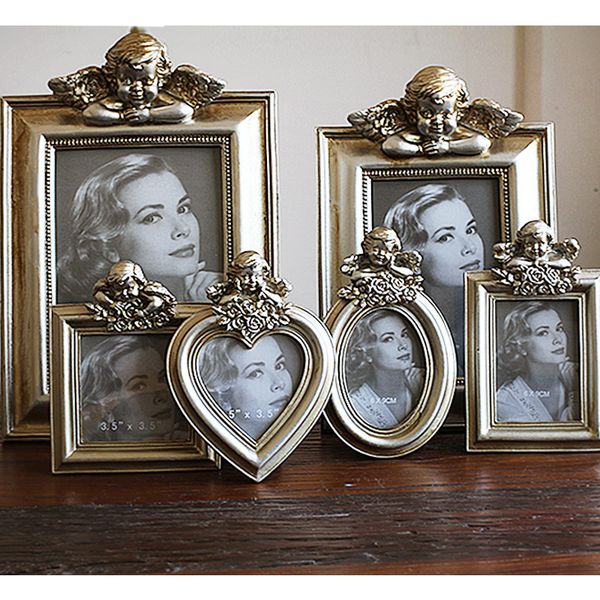 

selling 3.5-inch 6-inch 7-inch european retro to do the old angel golden p frame for the wedding dress home decor
