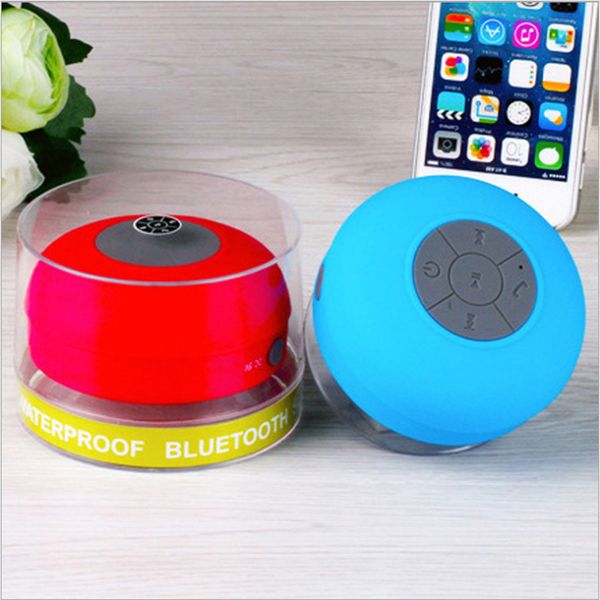 

wireless hands-bt music player waterproof mini bluetooth speaker sucker musicer shower music player portable for car bts-06