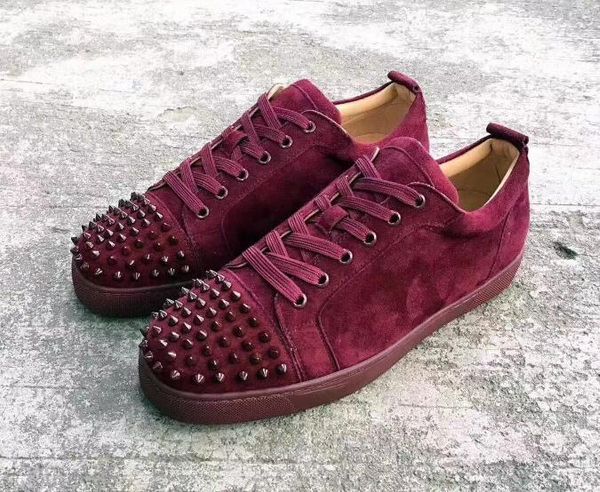 

blue low sneaker suede with spiked toe rantus orlato lovers designers good quality casual shoes trainers wholesale ng 32, Black