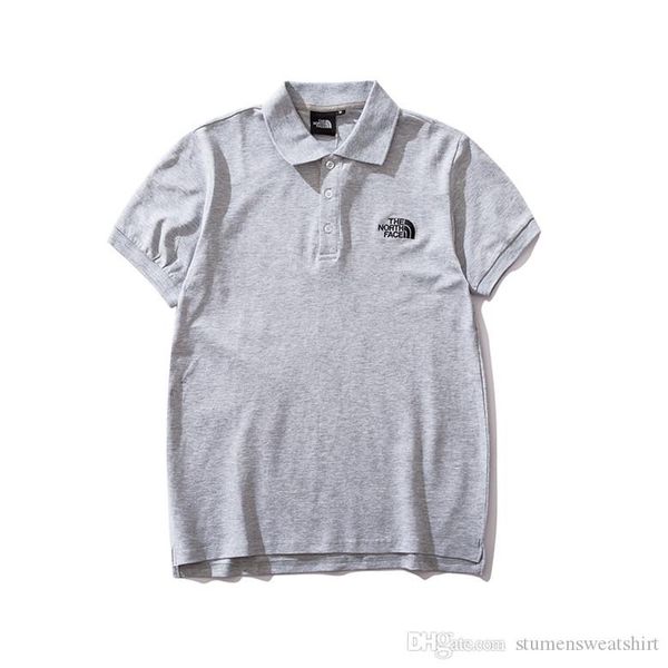 

северная мужчины дизайнер футболки лица классической моды письмо вышивка рубашка-поло пара одежды сетка спорта на открытом воздухе хлопок ды, White;black