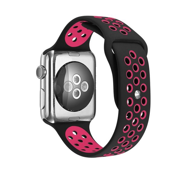 

38mm soft silicone replacement band for apple watch series 2/1 / sport edition m/l size