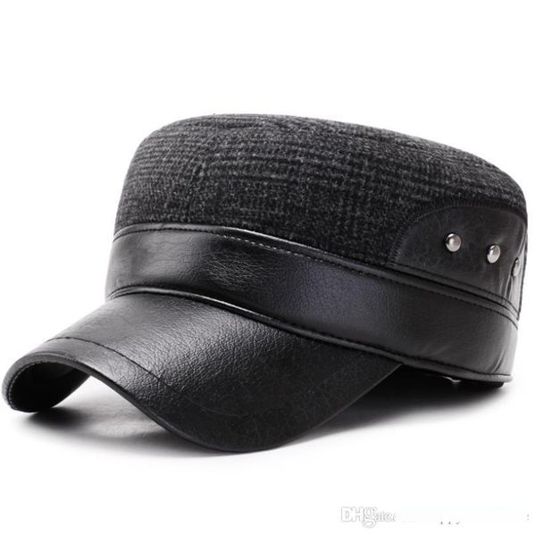 leather hiking hat