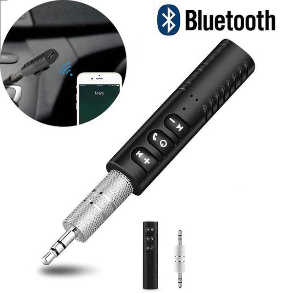 

mini bluetooth receiver car aux audio wireless receiver adapter hands-calling and wireless music playing 3.5mm aux with retail box