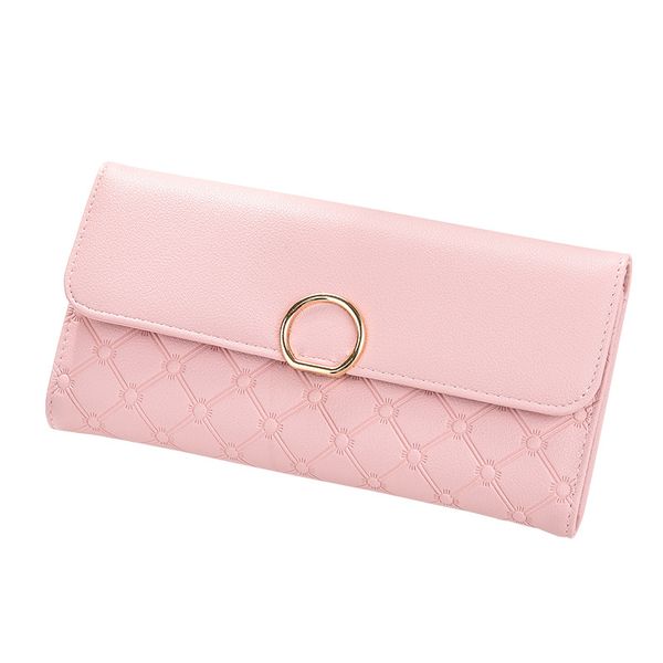 

new korean version of the large capacity long ladies wallet, Red;black