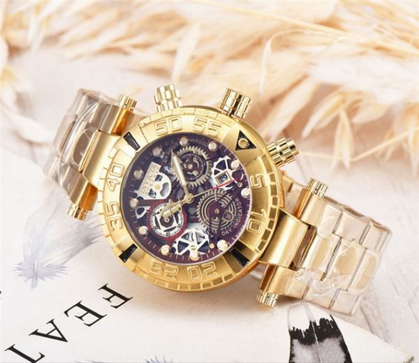 

selling 2019 new luxury fashion watch designer rose gold age brand men's watch relogio masculino, Slivery;brown