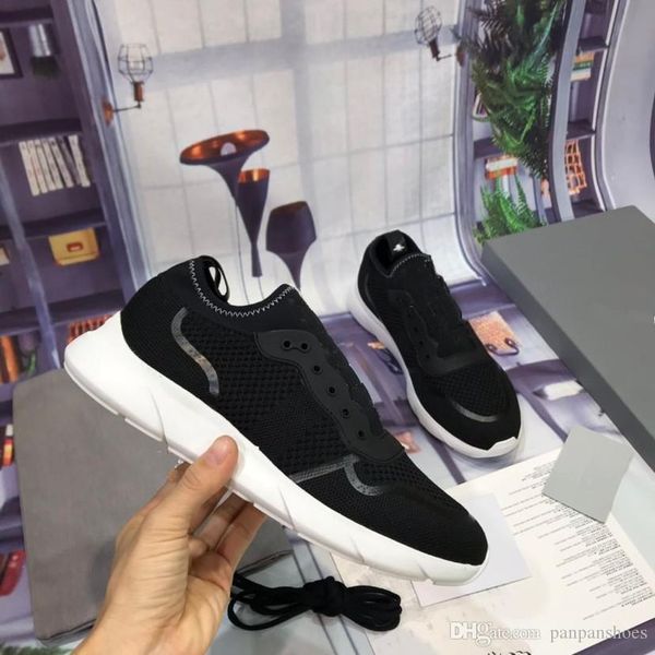 

men women casual shoes luxury designer low leather shoe walking sports trainers xt19030102, Black