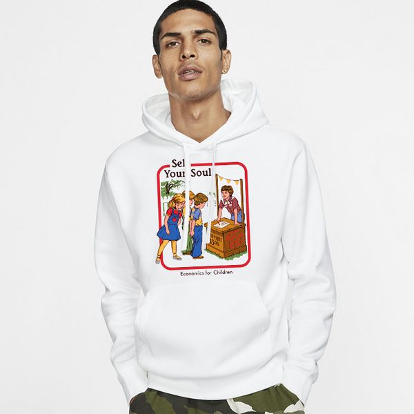 

stickers sell your soul print hoodies men and women sweatshirts casual streetwear hoodies white sweatshirts mens, Black